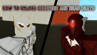 How to unlock Godspeed & Red Death (The Flash - Roblox)