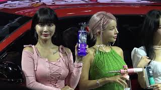 ソウルオートサロンウィーク(Seoul Auto Salon Week)2023がソウルKINTEXにて開幕、人気のGLOSSBROブースの4人のコンパニオン！