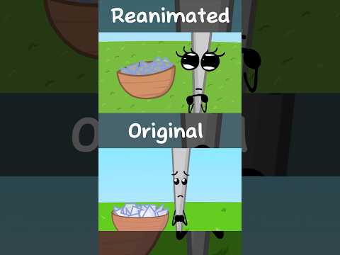 BFDIA 10: Needle Kills Ice-cube | Favorite scene reanimated #bfdia #shorts #bfdi #osc