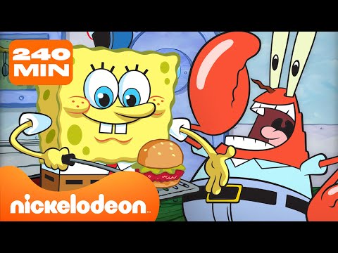 SpongeBob | 4 STUNDEN SpongeBob 🧽 | Nickelodeon Deutschland