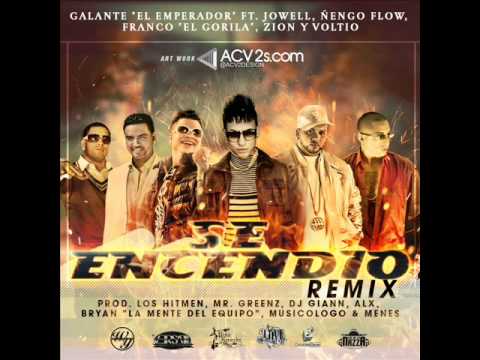 Se Encendio REMIX - Galante ft. Jowell, Ñengo Flow, Franco ''El Gorila'', Zion y Voltio.
