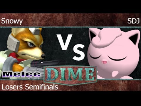 DIME 26 - Snowy (Fox) vs SDJ (Jigglypuff) Losers Semifinals - melee