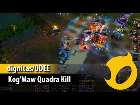 dignitas/ODEE Kog'Maw Quadra Kill