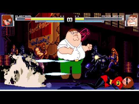 (M.U.G.E.N Request) Elastigirl vs Peter Griffin MvC