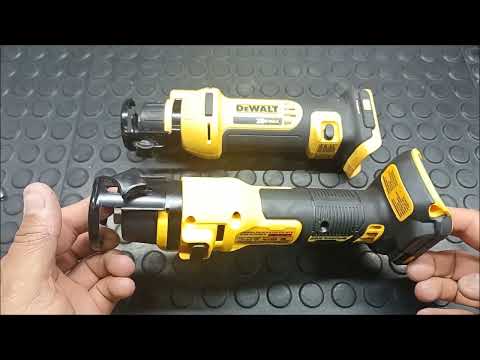 Recortadora drywall DCE555 brushless Vs DCS551 cut-out tool