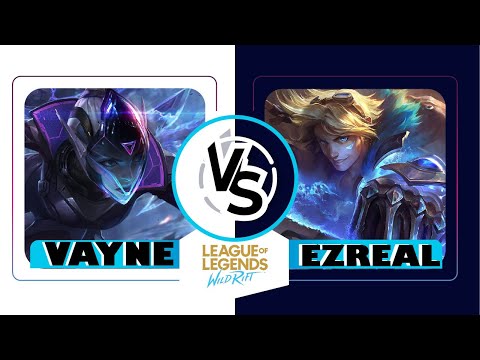 Vayne vs Ezreal #wildrift | OTP V | otp #vayne vs #ezreal 👑