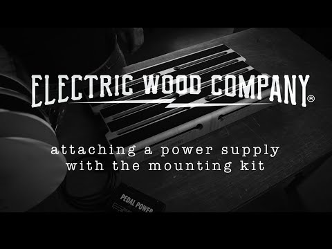 Electric Wood Company Pedalboard - 14V "The SideMan" - Beech Wood image 7