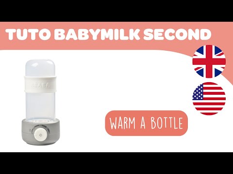 BEABA - Instructions for use : Babymilk Second, how to warm a bottle.