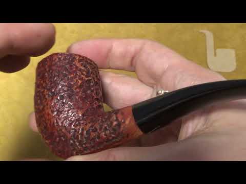 Pipa L'Anatra Rusticata - Quarted Bent Billiard - AN152