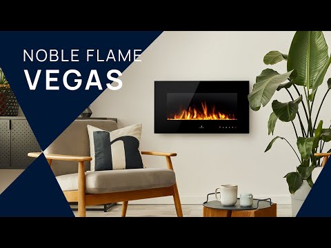 Moderner Elektrokamin für die Wandmontage – Noble Flame VEGAS