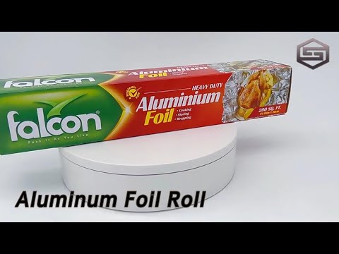 Tin Aluminum Foil Roll 7 Micron Disposable Food Packing For Refrigerator
