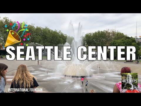 Seattle Center in Seattle, Washington | 4K 60ᶠᵖˢ | Virtual Walking Tour | Washington State | 2019