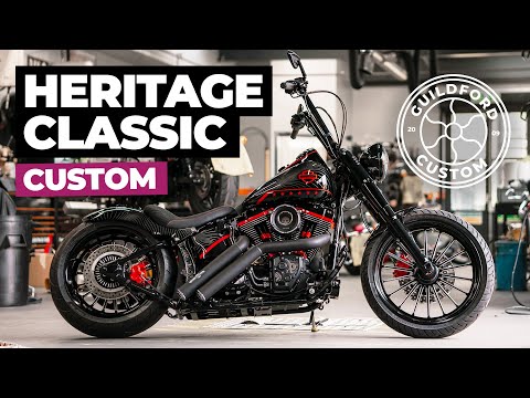 Liverpool FC Custom Built Harley-Davidson Heritage Softail ⚽