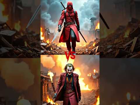 BLacK NINJA vs JOKER   Who Wins Most  10 Savage Battles #marvel #epic