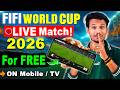 🏆 How to Watch FREE FIFA World Cup 2026 Live in India | Fifa World Cup Live Match Free Kase Dekhe ?