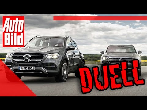Duell hinter'm Deich: VW Touareg vs. Mercedes GLE (2019) - Auto - Test - Vergleich - Infos - Details