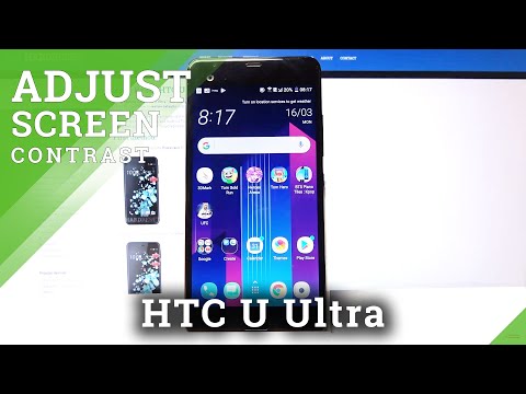 HTC U Ultra – Manage Display Settings & Turn On High Contrast Text Option