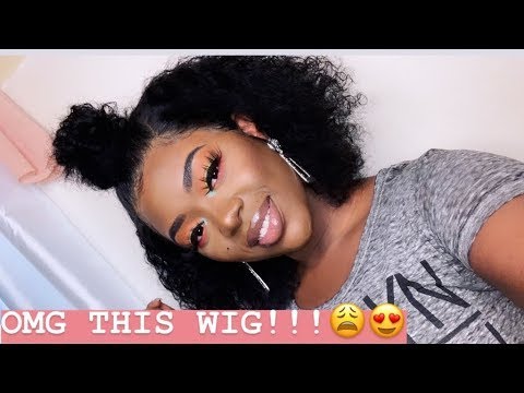Clearance Sale!BOB 13x6 Lace Front Wig Deep Curly Brazilian Virgin Hair 10inch