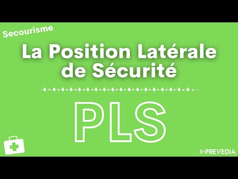 🏥La Position Latérale de Sécurité (PLS)