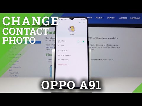 How to Add Photo to Contact in OPPO A91 – Personalize Contact List