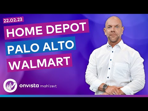 Dax weiter schwach, Palo Alto top, Walmart und Home Depot belasten