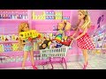 Barbie And Her Sisters Go Shopping At Toy Store Supermarket Pasar Boneka Barbie Irmãs Compras