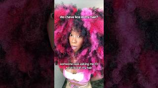 someone asked me if i have lice in my hair? #hairvideo #hairvideos