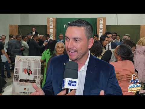 São Pedro dos Crentes - Pr. Wesley Jonecy é empossado como Presidente da Assembleia de Deus.