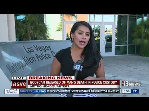 Body-cam video release of man's death in police custody
