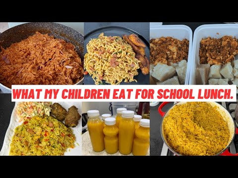 NIGERIAN SCHOOL LUNCH IDEAS FOR KIDS| KIDS LUNCH BOX FOOD IDEAS FOR A WEEK.