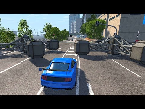 LARGE SPINNER vs CARS - CRASHES COMPILATION - BeamNG Drive #59