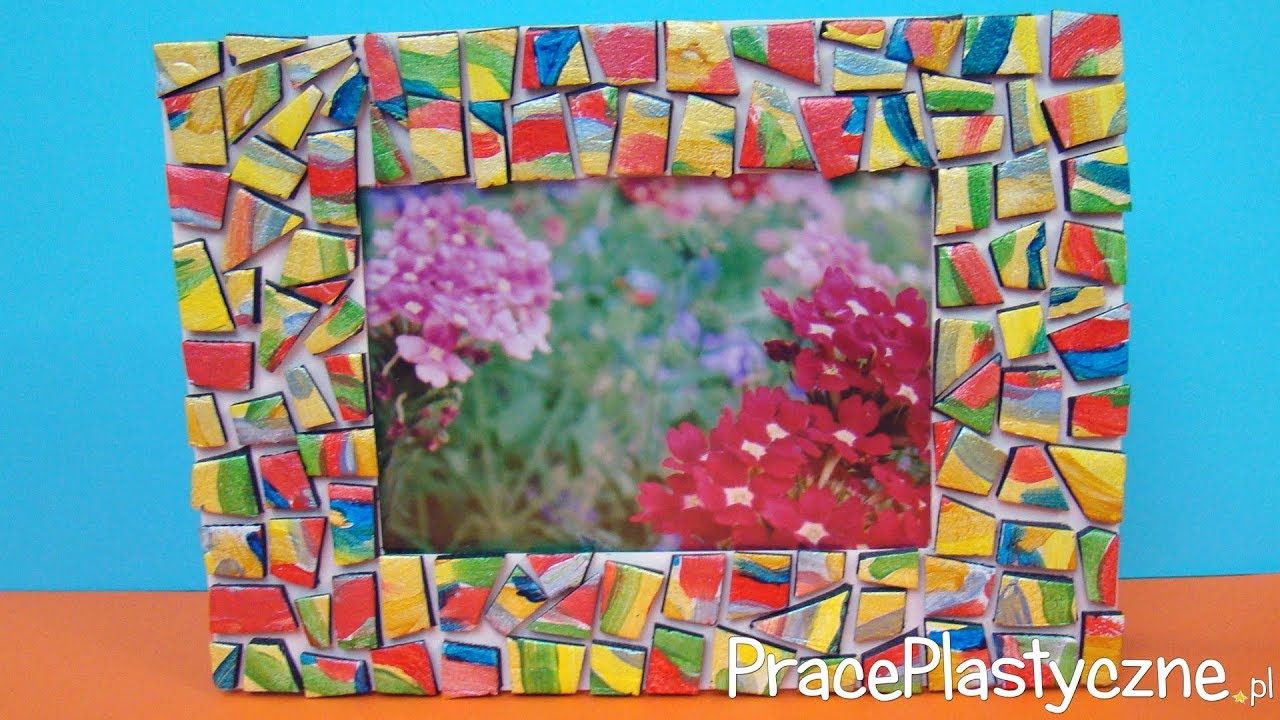 Jak zrobić mozaikową ramkę na zdjęcie?