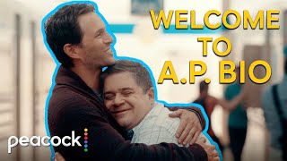 A.P. Bio | First Five Minutes of Season One | Jack Griffin Crashes Straight Into School