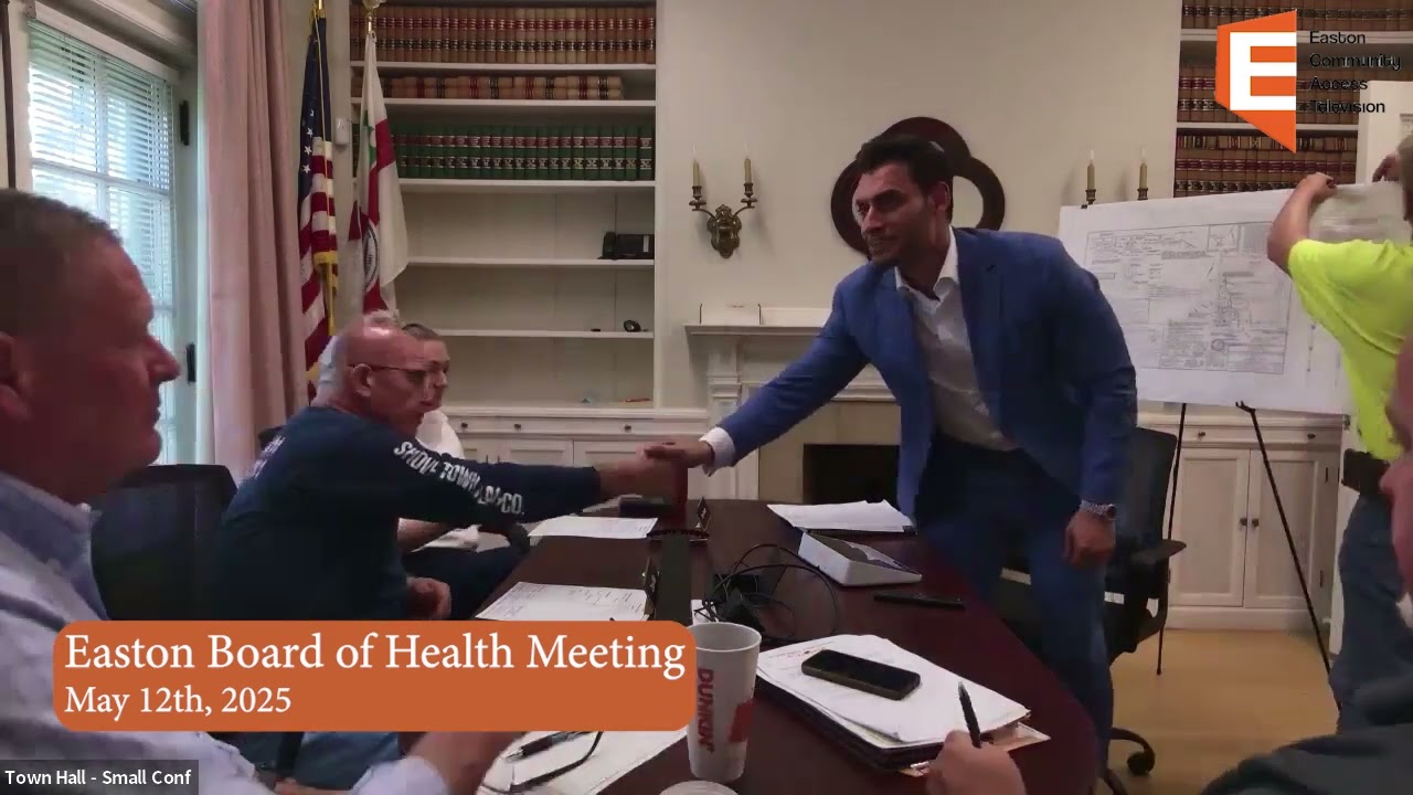 Easton Board of Health Meeting 5/12/25