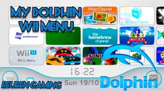 My Dolphin Wii Menu (19/10/25)
