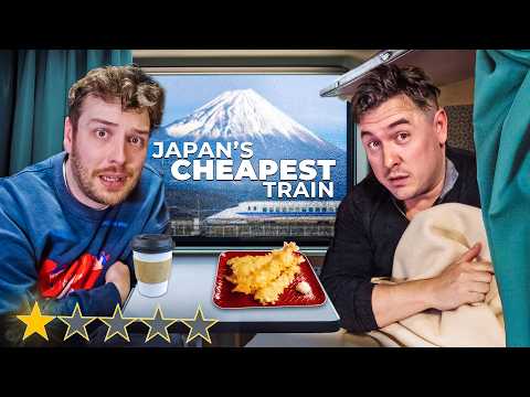 我睡在日本最便宜的通宵火車上 🇯🇵 Feat.@CDawgVA (I Slept on Japan's CHEAPEST Overnight Train 🇯🇵 Feat.@CDawgVA​)