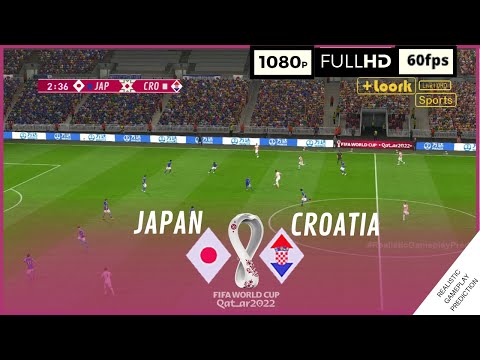 JAPAN vs. CROATIA | World Cup Qatar 2022 • Round of 16 | RealisticSimulation