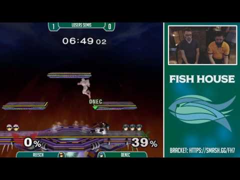 Fish House 7 SSBM - Reesch (C. Falcon) Vs. Denec (Marth) Losers Semis