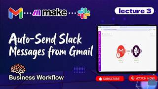 Auto-Send Slack Messages from Gmail Using Make.com (No Code)