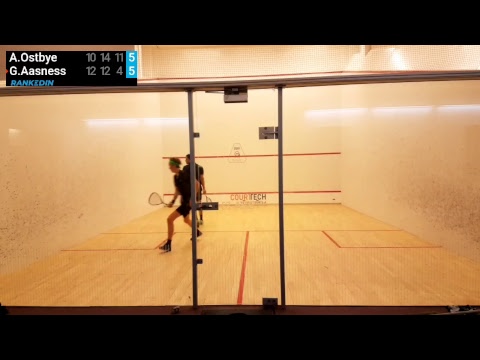 Rankedin - court Bane 4 - Lysaker "Squashbutikken.no" Open 2