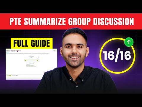 PTE Summarise Group Discussion: Complete Tutorial, Proven Template & Examples