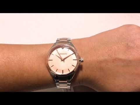 BREEZE Hermosa Crystal Two Tone Stainless Steel Bracelet 712151.4 -  E-oro.gr