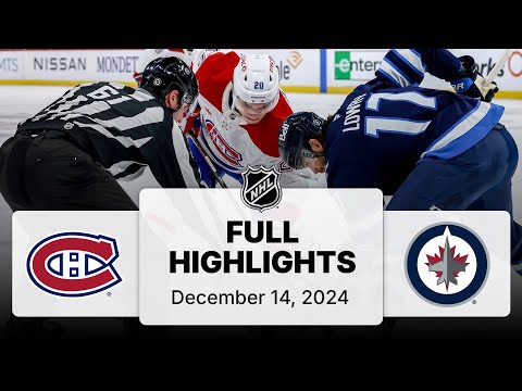 NHL Highlights | Canadiens vs. Jets - December 14, 2024