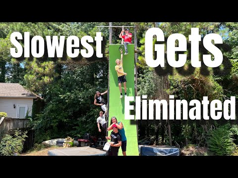 Backyard Elimination Ninja Warrior Courses