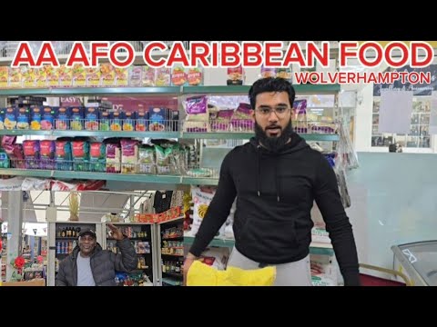 WOLVERHAMPTON MARKET AND THE AA AFO CARIBBEAN FOOD STORE (THANKS FOR  DONATE FOR THE HOMELESS) 