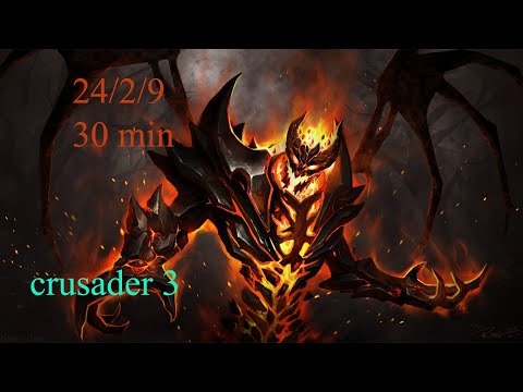 Shadow Fiend vs Pudge Mid Dota 2 Highlights - 1k crit SF build against STR heroes ! Crusader 3