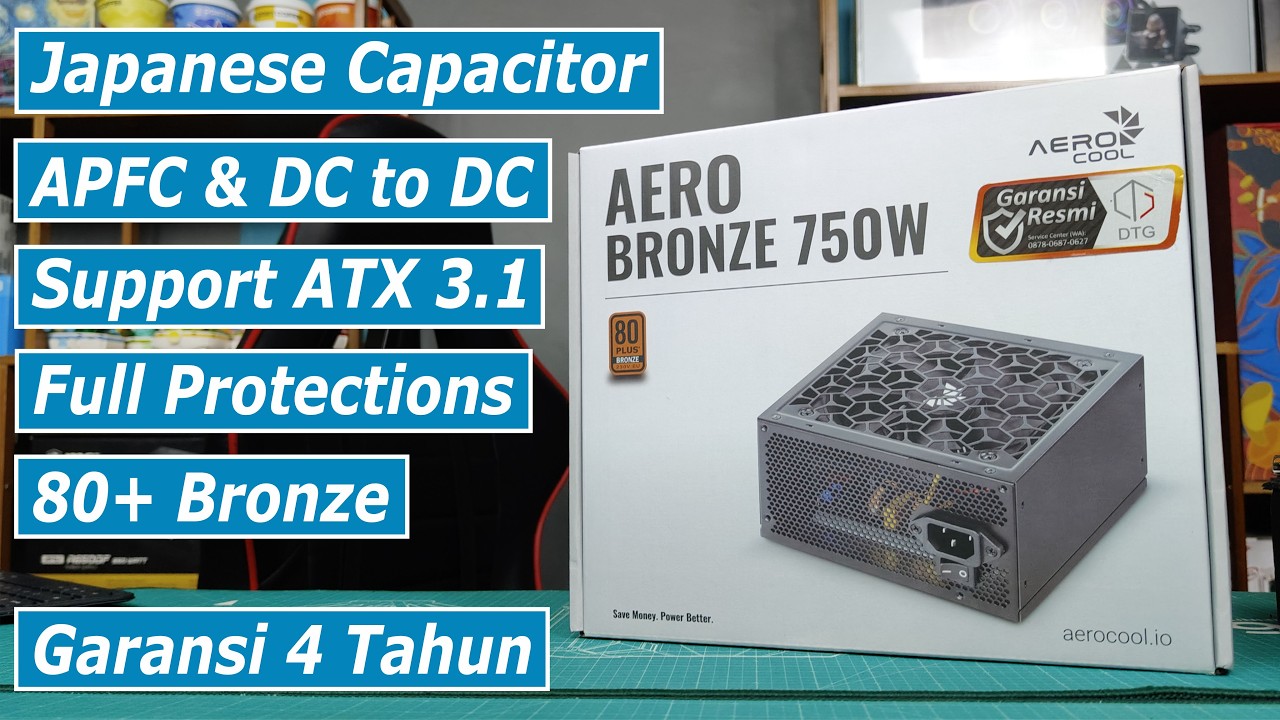 Review Aerocool Aero Bronze 750W PSU Spek Bagus Tapi Diharga Terjangkau