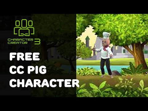 IClone 7 Free Pig CC3+ by UQ.O