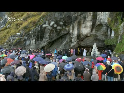 Chapelet du 10 février 2024 à Lourdes