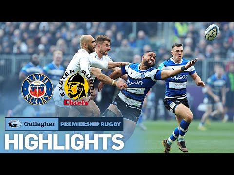Bath v Exeter - HIGHLIGHTS | Fantastic Five Try Win! | Gallagher Premiership 2022/23